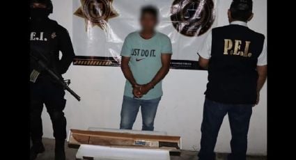 Detienen a sujeto que amenazó con un machete a chofer de Va y Ven