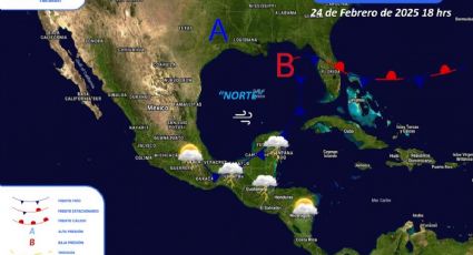 Se pronostican lluvias y evento norte para este lunes