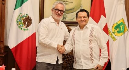 Joaquín Díaz Mena se reúne con el Embajador de Suiza para estrechar lazos en sectores clave del Estado