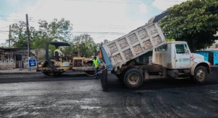 Avanza la repavimentación y el combate a fugas de agua