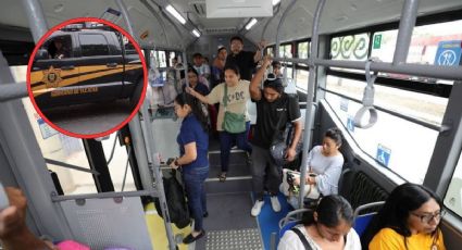 Pasajero en Mérida altera el orden en transporte público; asegura que lo estaban persiguiendo