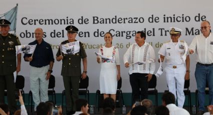 Presidenta Claudia Sheinbaum da arranque a las obras del tren de carga del Tren Maya para fortalecer el desarrollo del sureste mexicano