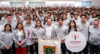 Joaquín Díaz Mena abandera 900 atletas que representarán a Yucatán en Olimpiada Nacional Conade 2025
