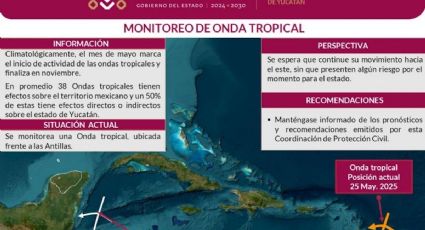 Autoridades vigilan la primera onda tropical de la temporada
