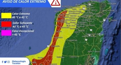Advierten por altas temperaturas esta tarde; Yucatán alcanzará los 43 grados
