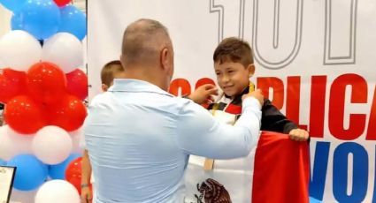 Reynaldo, niño yucateco, brilla con dos oros en los Kínder Games de Portugal
