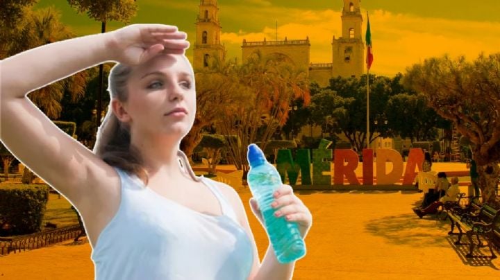 Alertan por sensación térmica de hasta 44 grados en Mérida